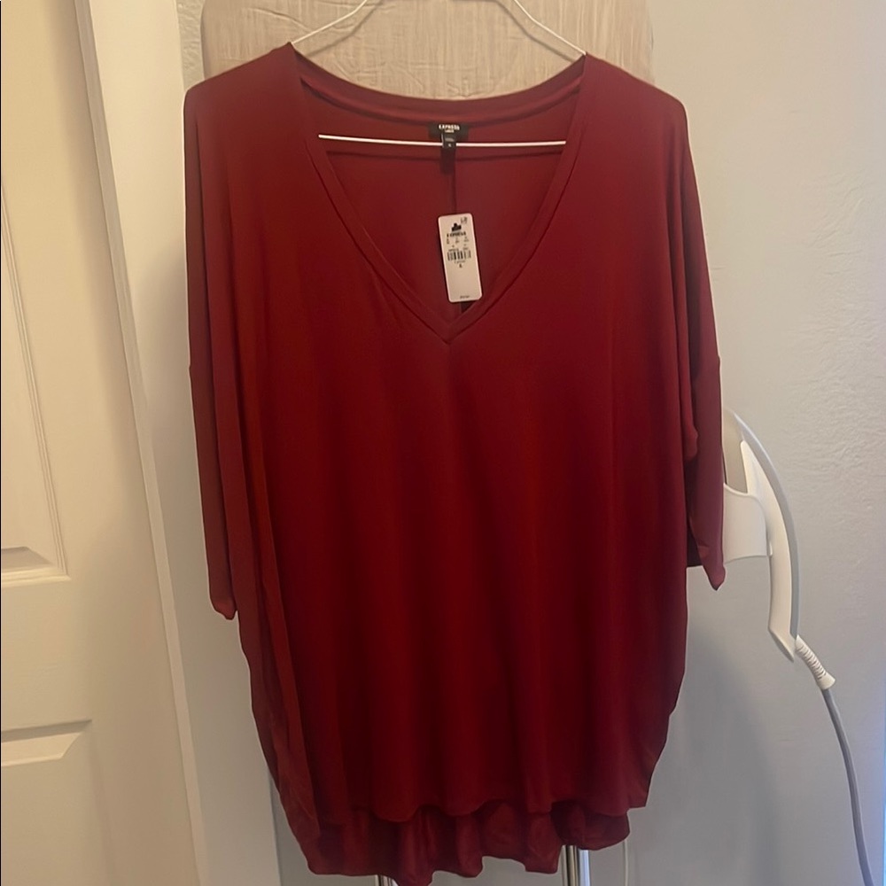 Express Oversized Tunic Blouse
